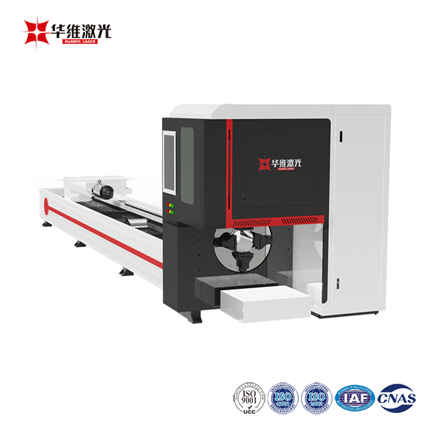 Pemotong Laser Logam Tabung Industri 1500W untuk Baja Tahan Karat